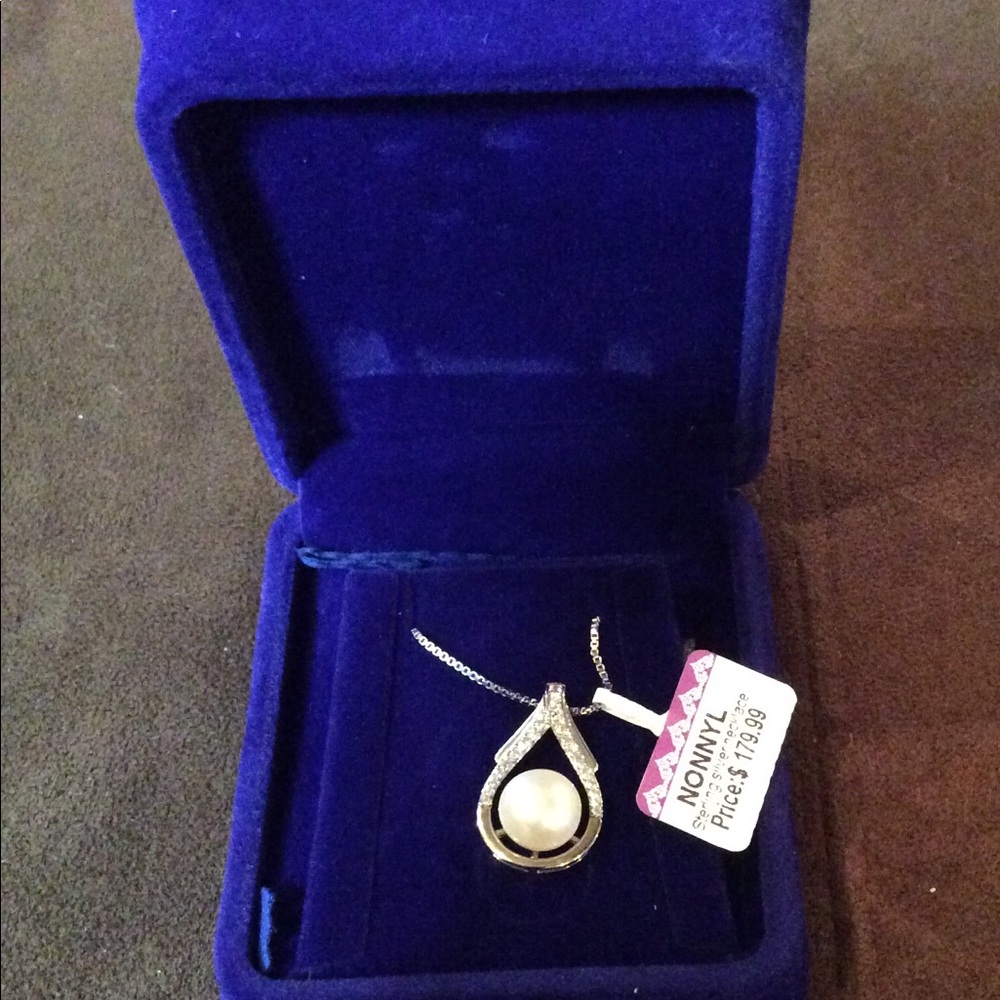 Sterling Silver Pearl Necklace